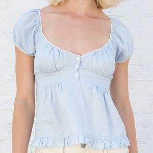 light blue blair top brandy melville